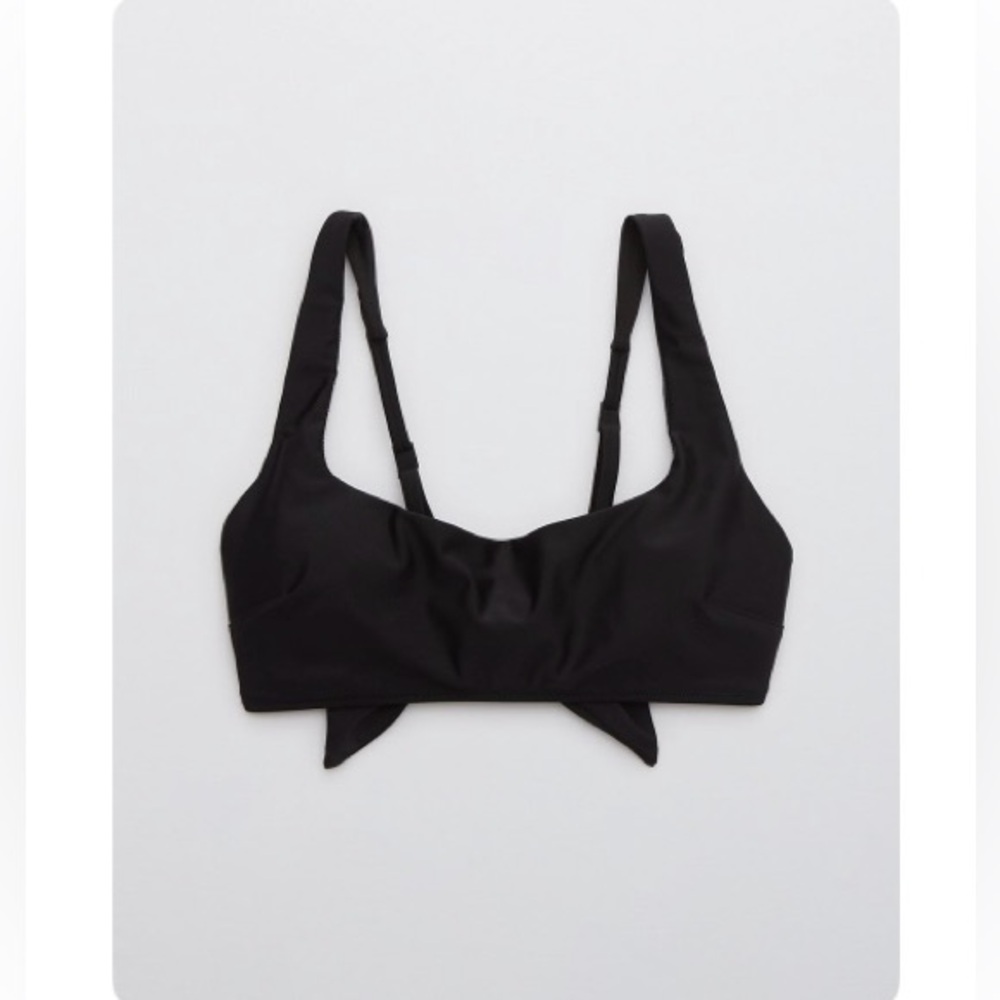 NWT Aerie Tie Back Scoop Bikini Top, size XL